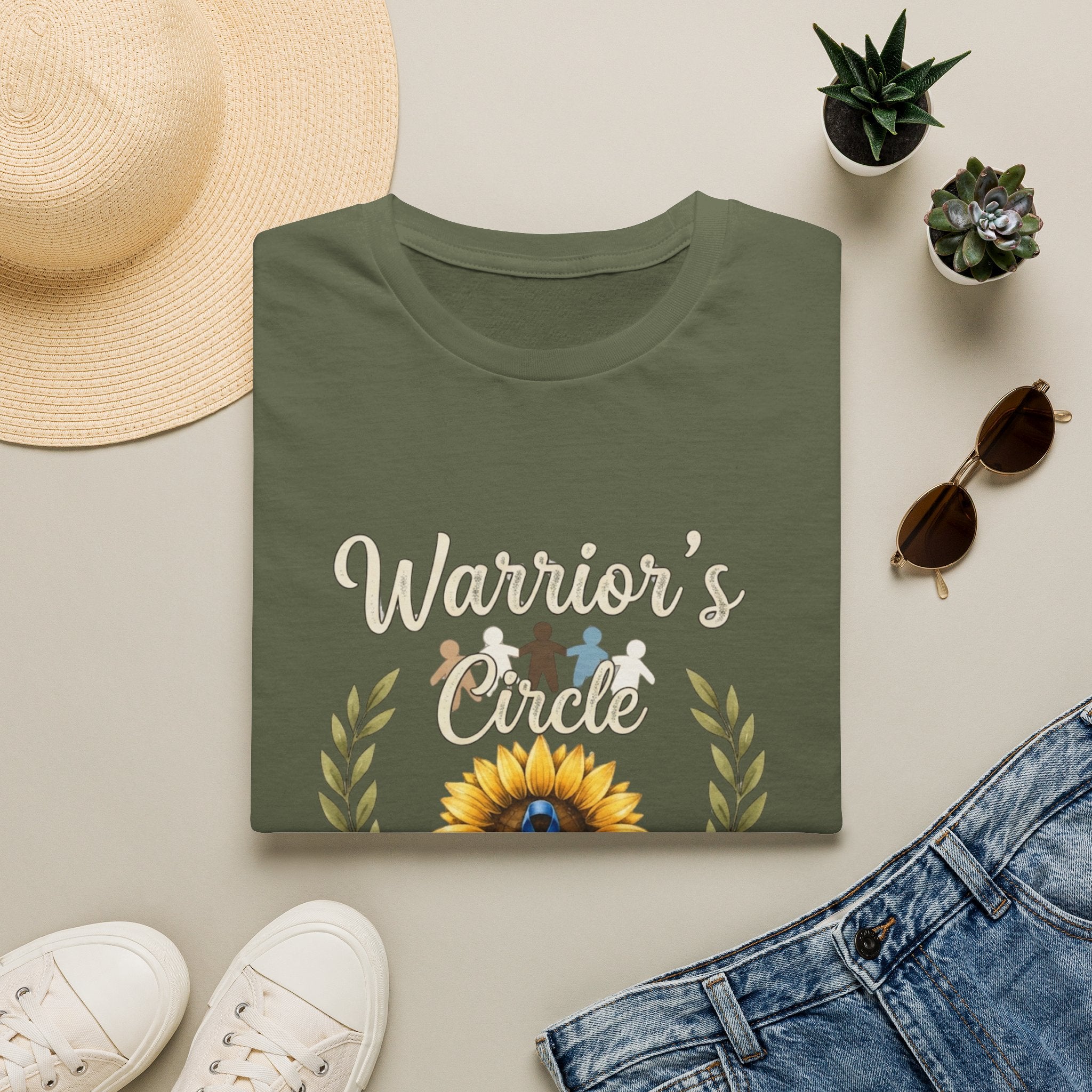 Warrior's Circle Sunflower T-Shirt — Diabetes support