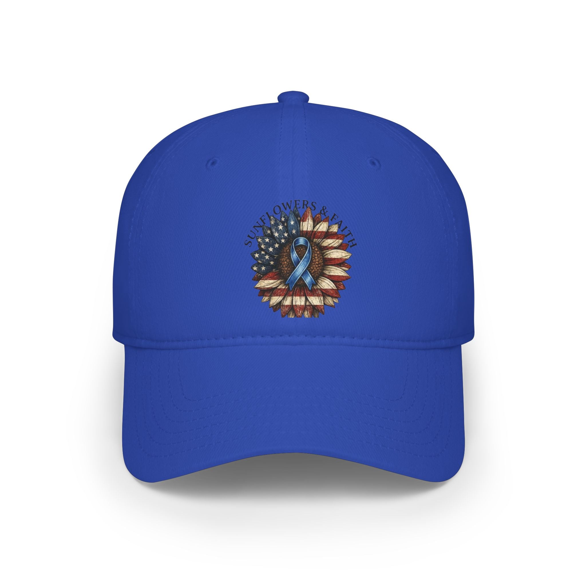 American Blue Ribbon, Sunflower Low Profile Ball Cap - Diabetes support