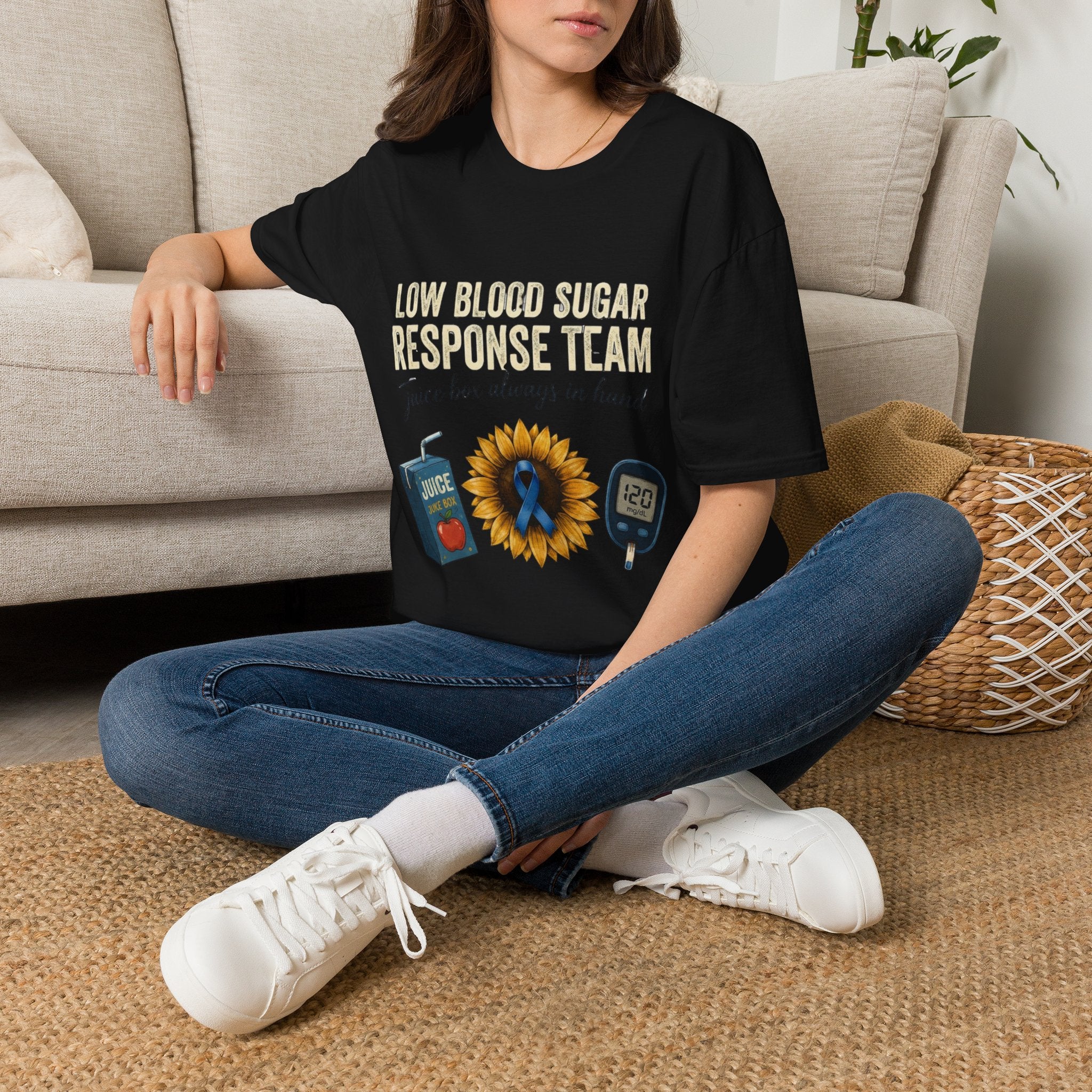 Low Blood Sugar Response Team T-Shirt — "Juice Box Always in Hand"
