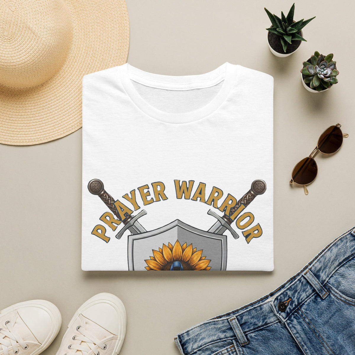 Prayer Warrior T-Shirt — Faith/Diabetes Support