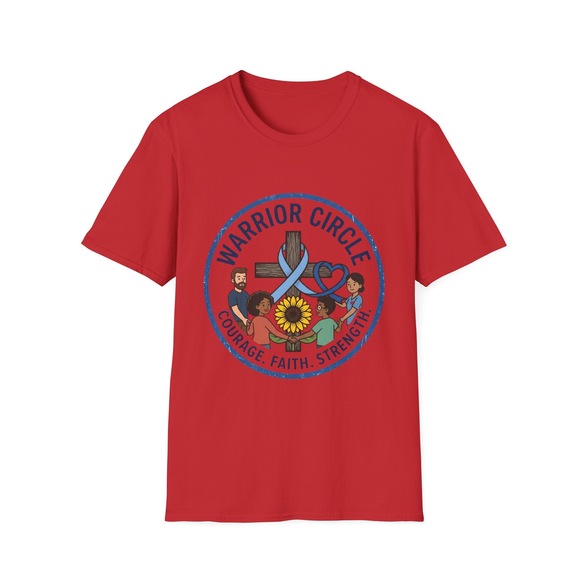Warrior Circle T-Shirt — Faith/Diabetes Support