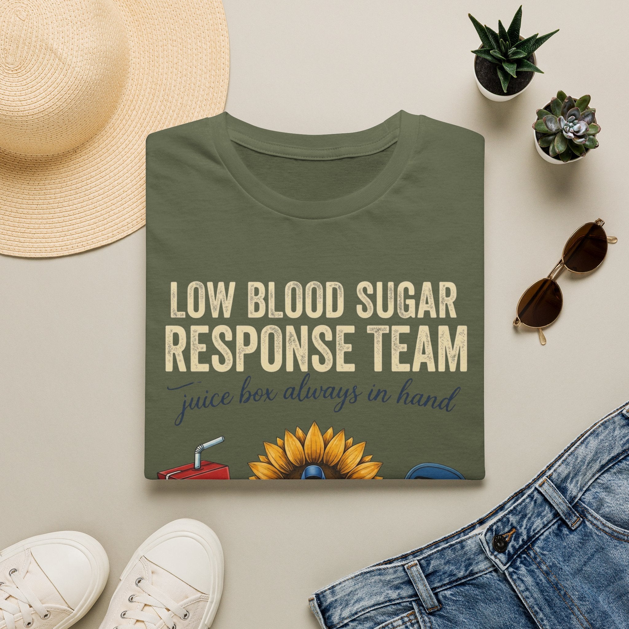 Low Blood Sugar Response Team T-Shirt — Faith/Diabetes Support