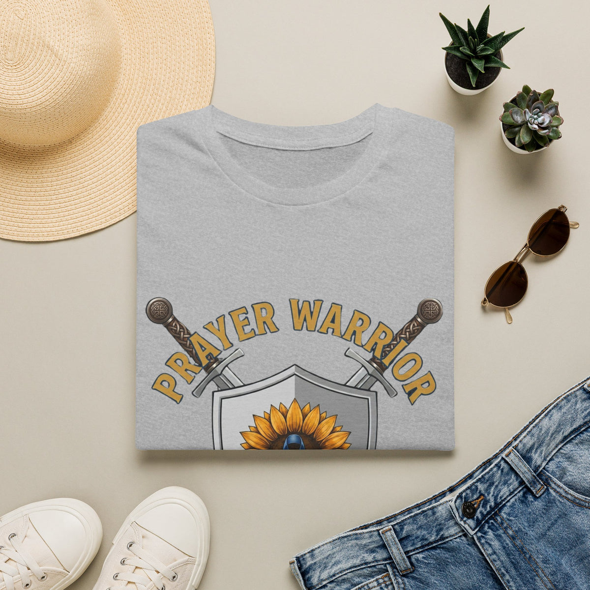 Prayer Warrior T-Shirt — Faith/Diabetes Support