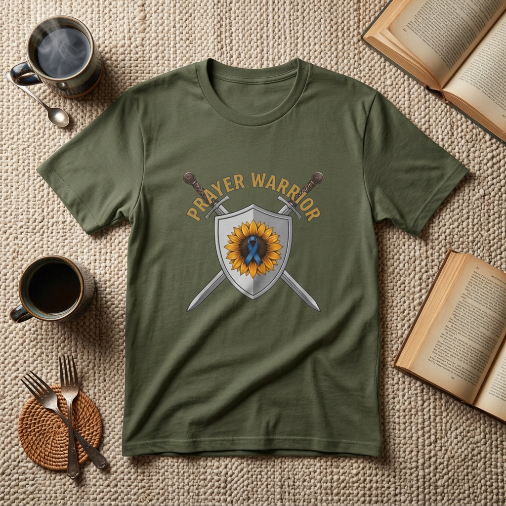 Prayer Warrior T-Shirt — Faith/Diabetes Support