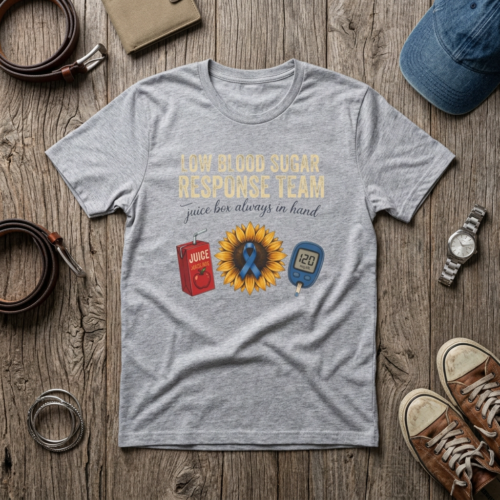 Low Blood Sugar Response Team T-Shirt — Faith/Diabetes Support