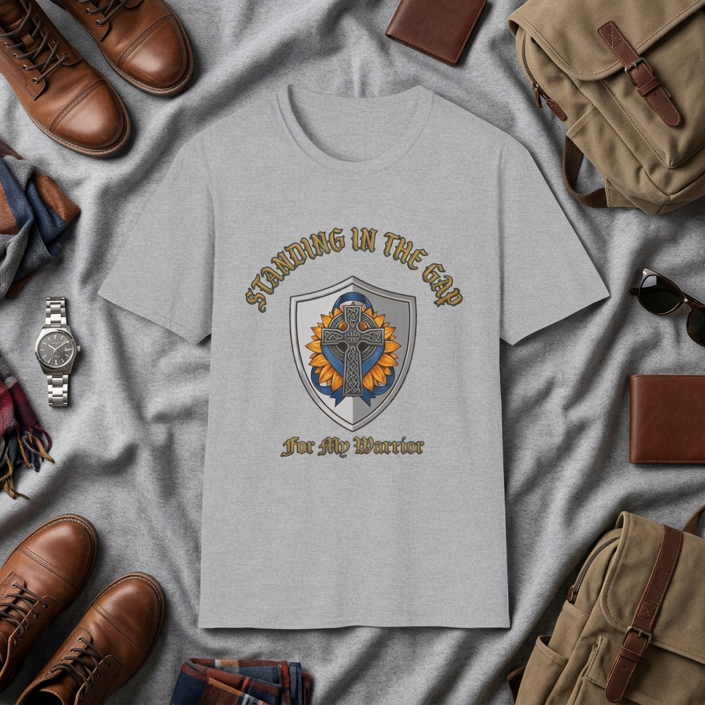 Standing in the Gap Shield T-Shirt — Faith/Diabetes Support