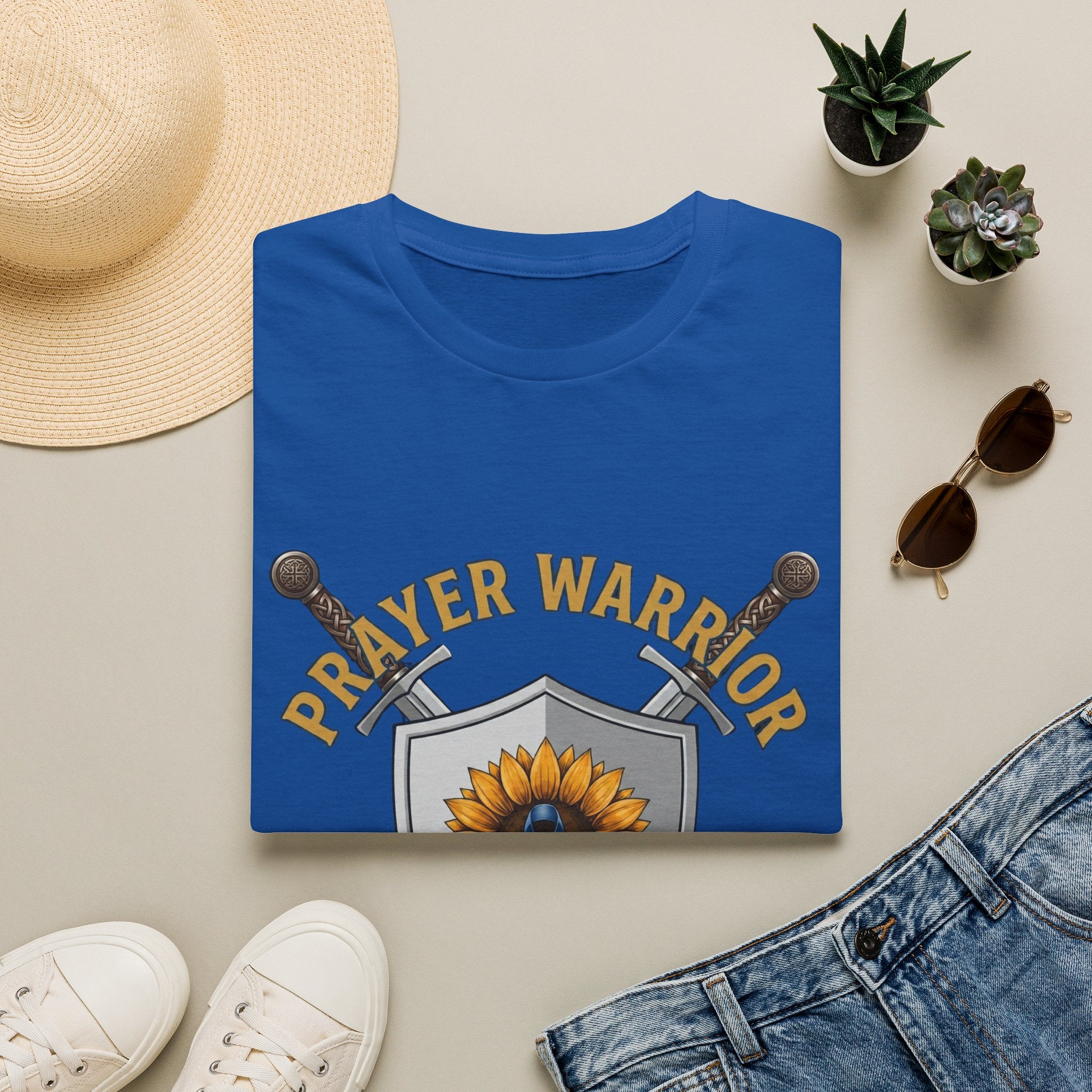 Prayer Warrior T-Shirt — Faith/Diabetes Support