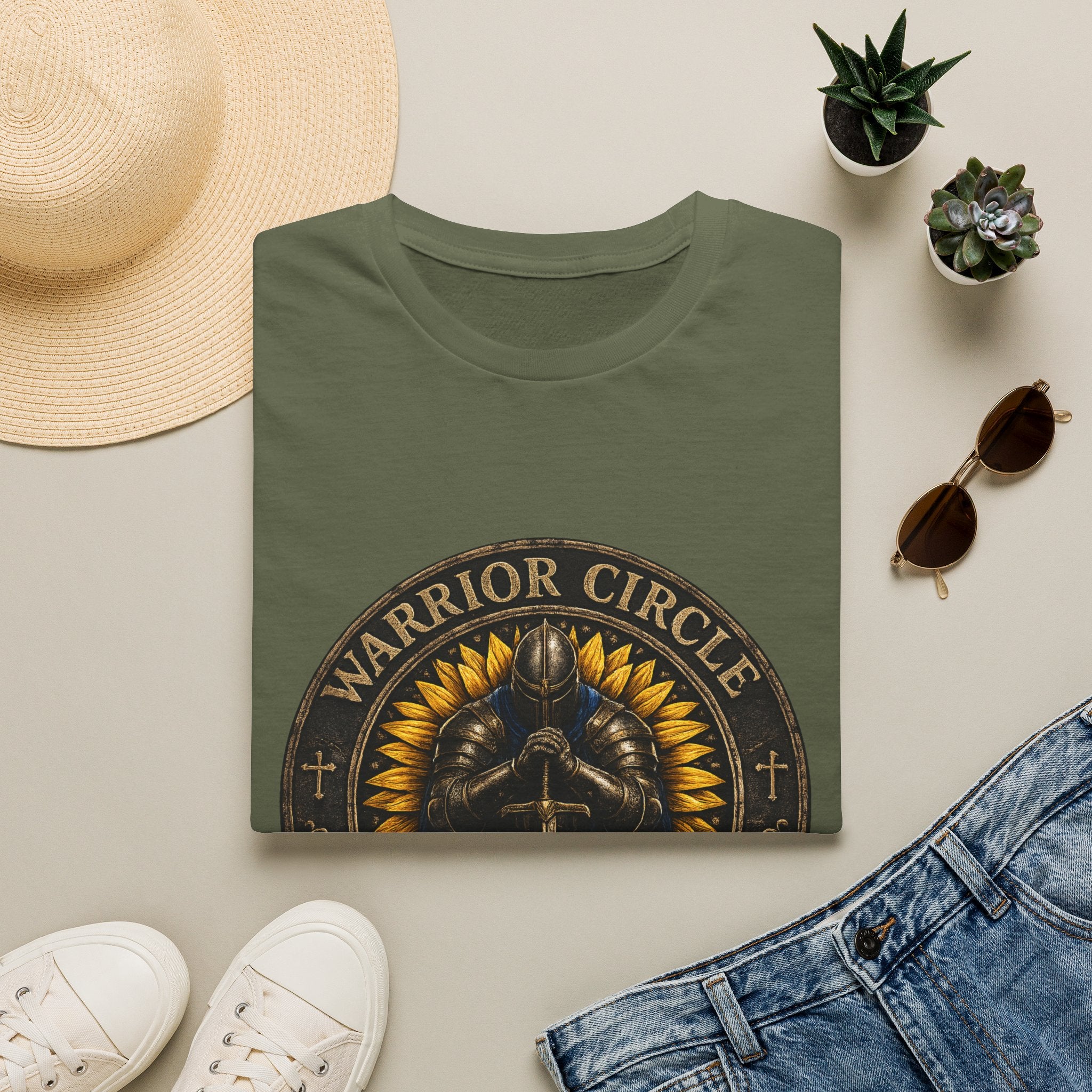 Warrior Circle T-Shirt — Sunflower Knight Graphic Tee