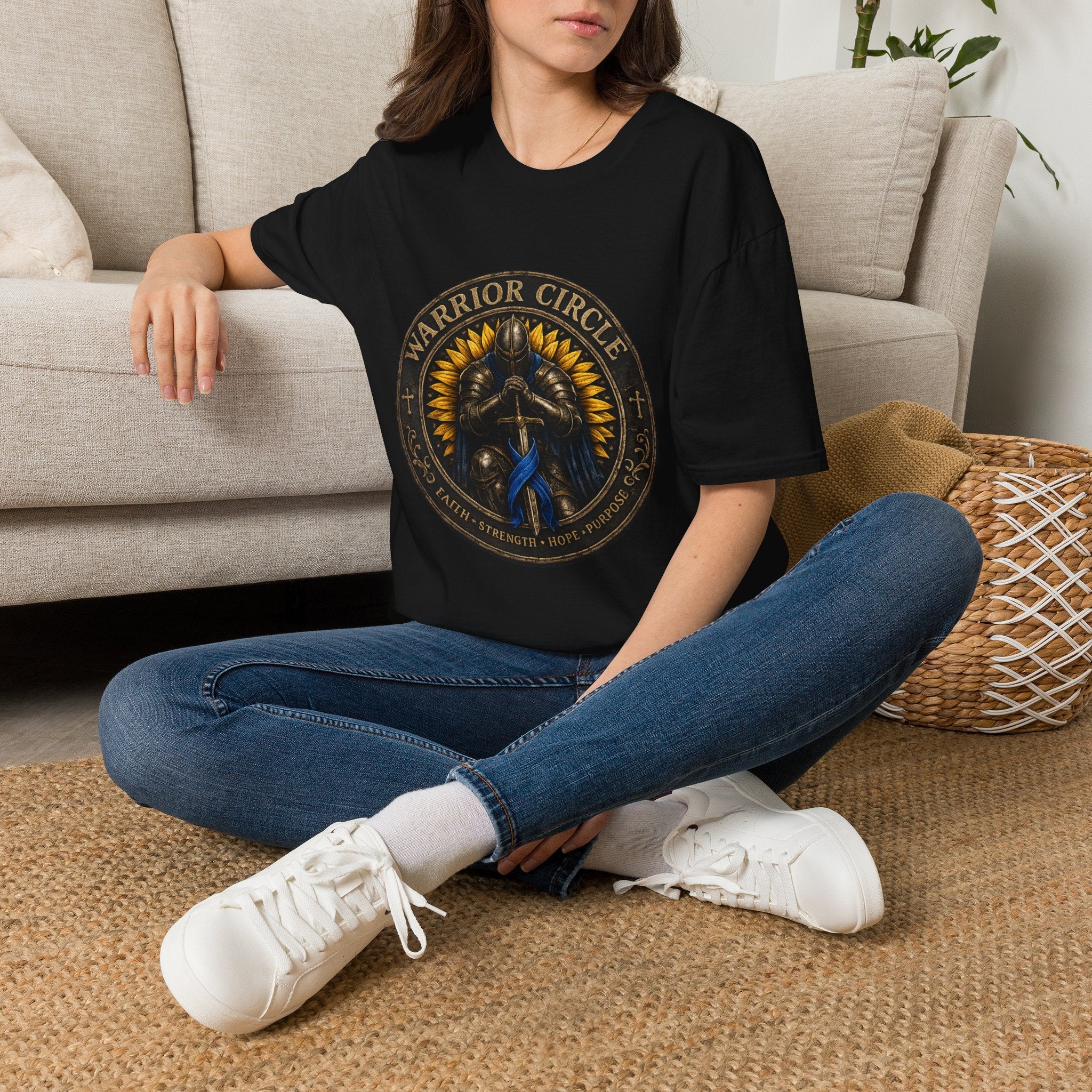Warrior Circle T-Shirt — Sunflower Knight Graphic Tee