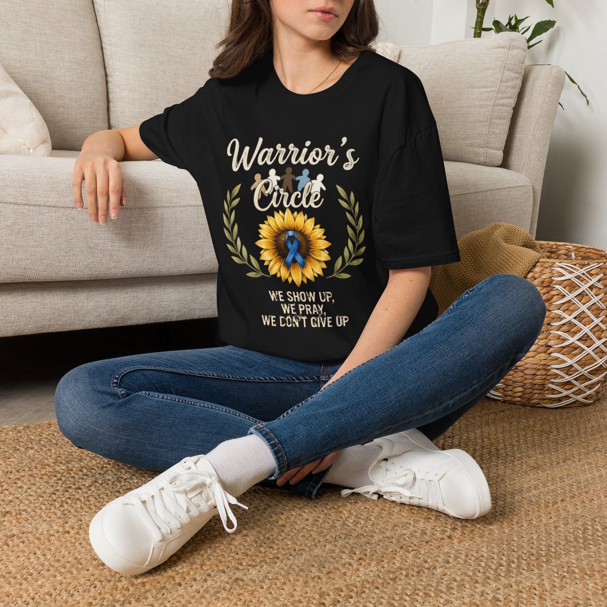 Warrior's Circle T-Shirt — Sunflower Support Tee For T1D