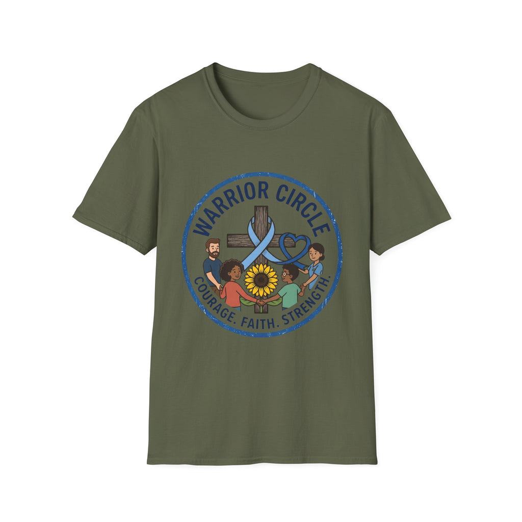 Warrior Circle T-Shirt — Faith/Diabetes Support