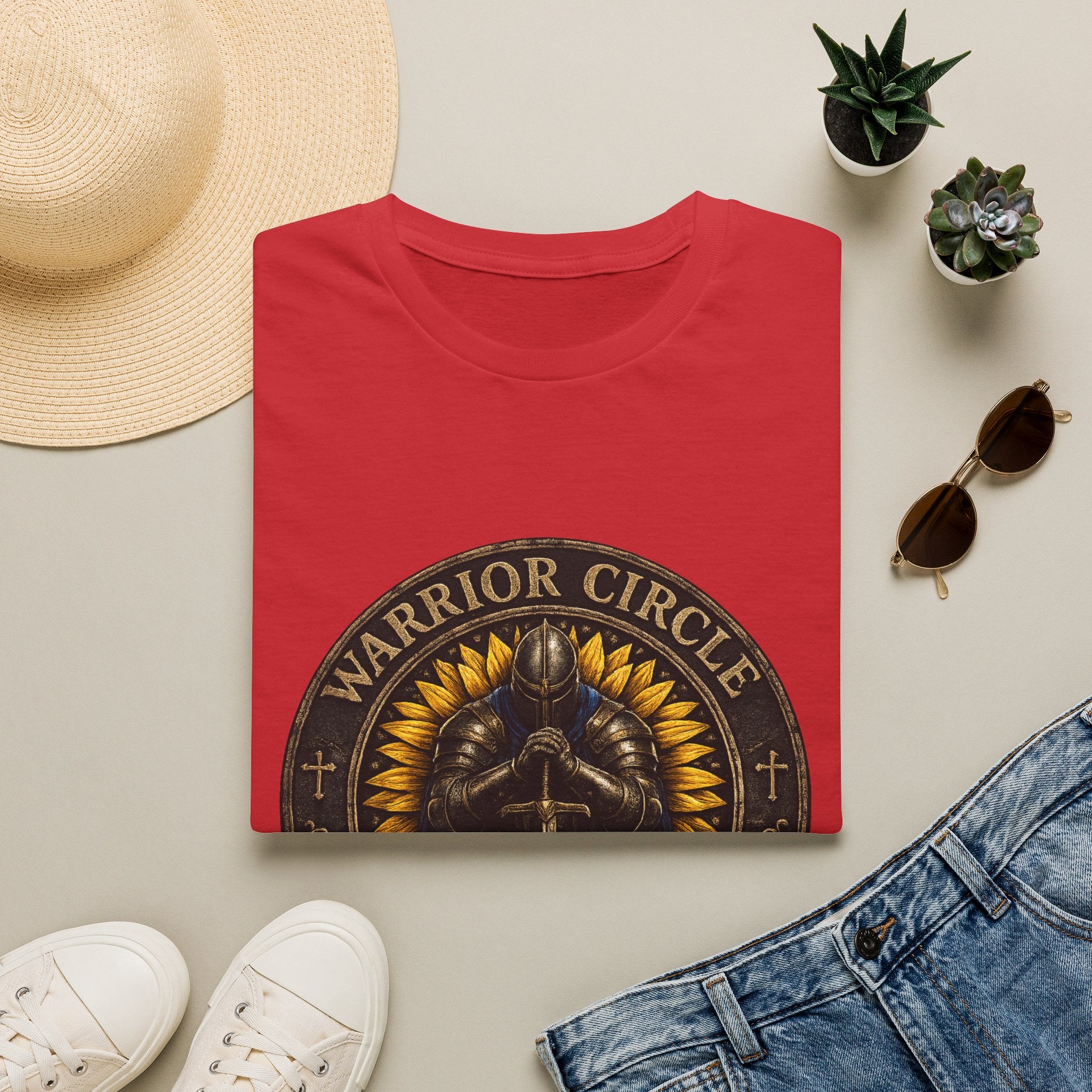 Warrior Circle T-Shirt — Sunflower Knight Graphic Tee