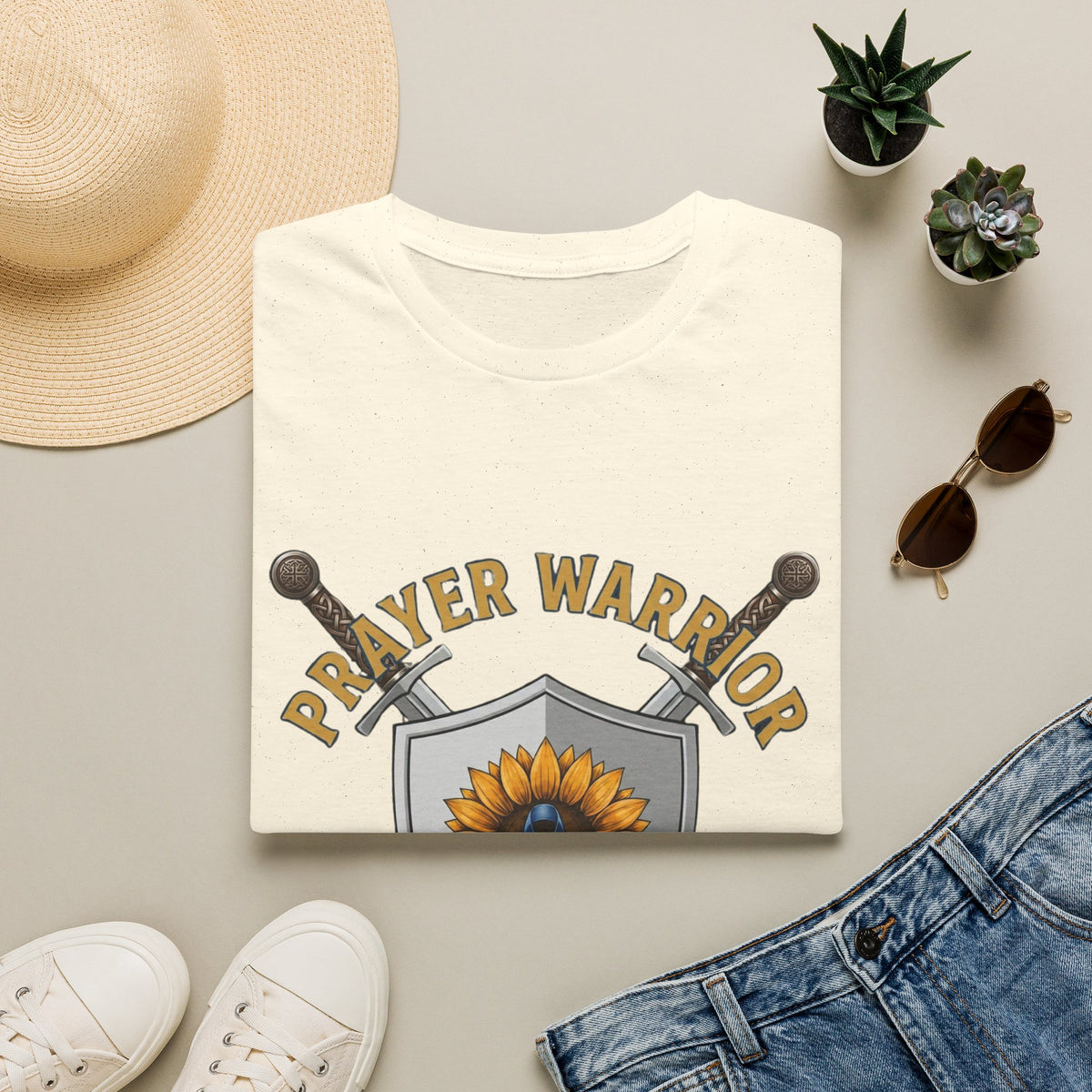Prayer Warrior T-Shirt — Faith/Diabetes Support