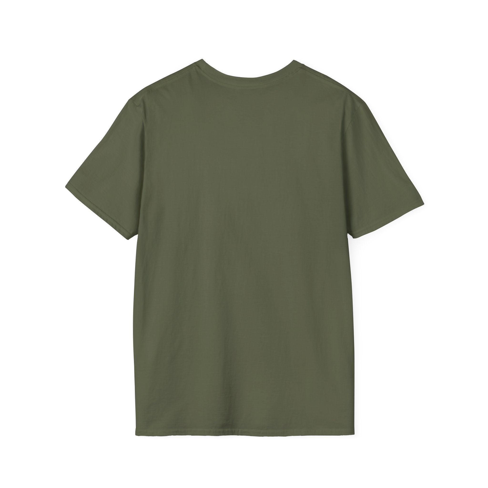 Faith Sunflower T‑Shirt — Wooden Cross with Blue Awareness Ribbon