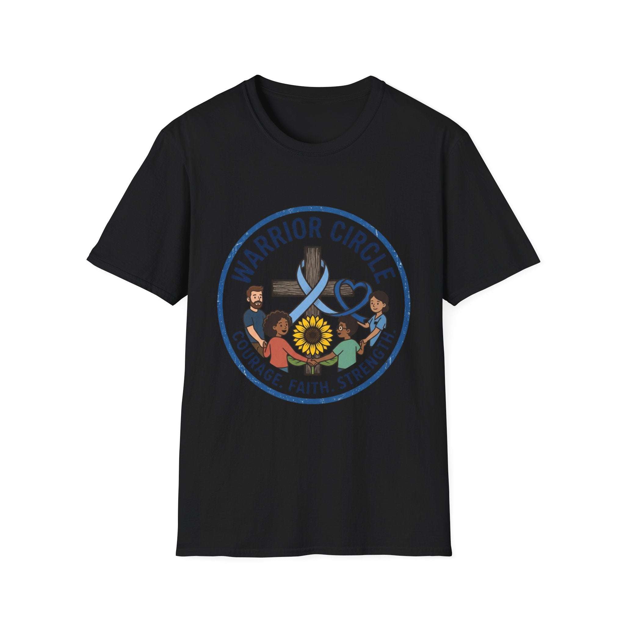 Warrior Circle T-Shirt — Faith/Diabetes Support