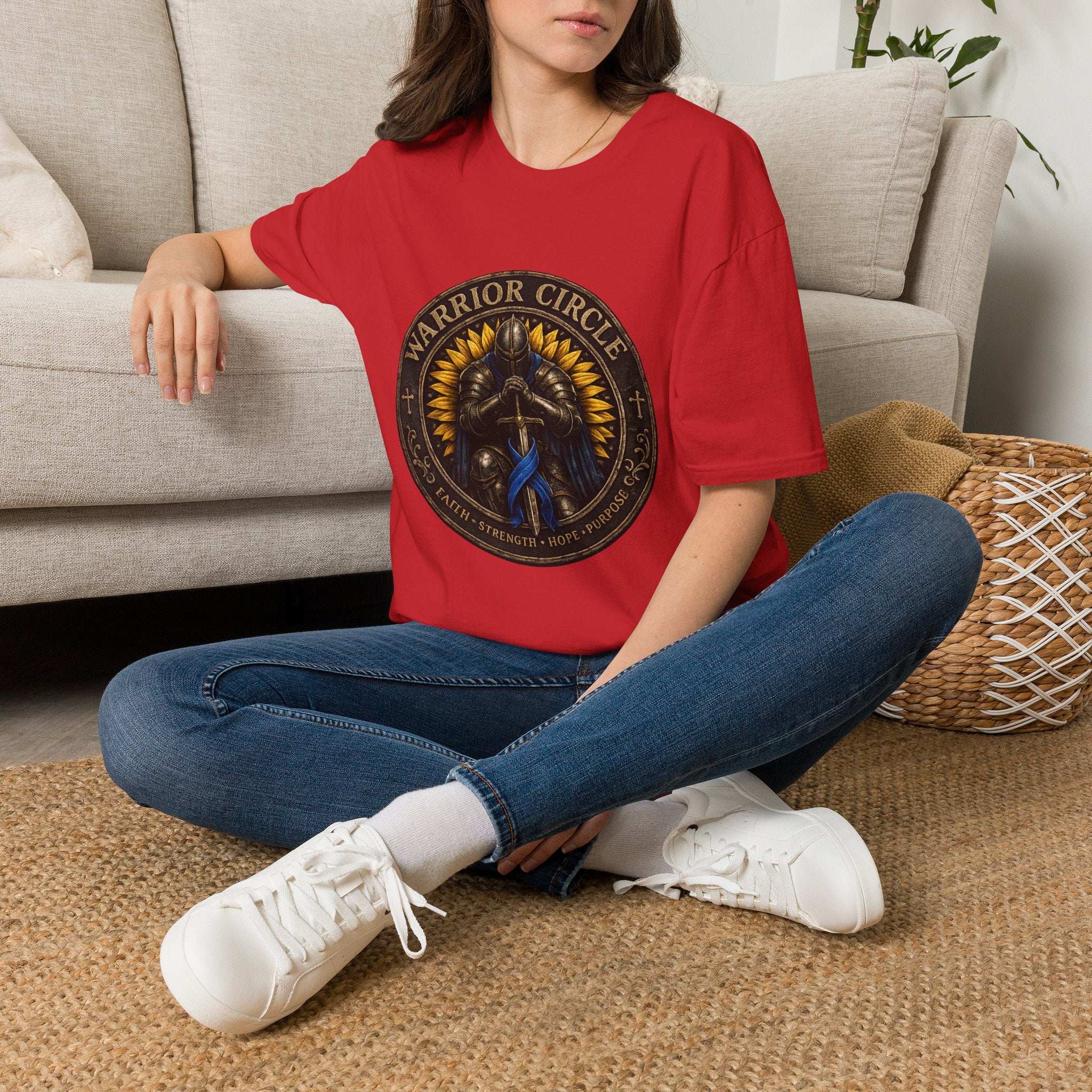 Warrior Circle T-Shirt — Sunflower Knight Graphic Tee