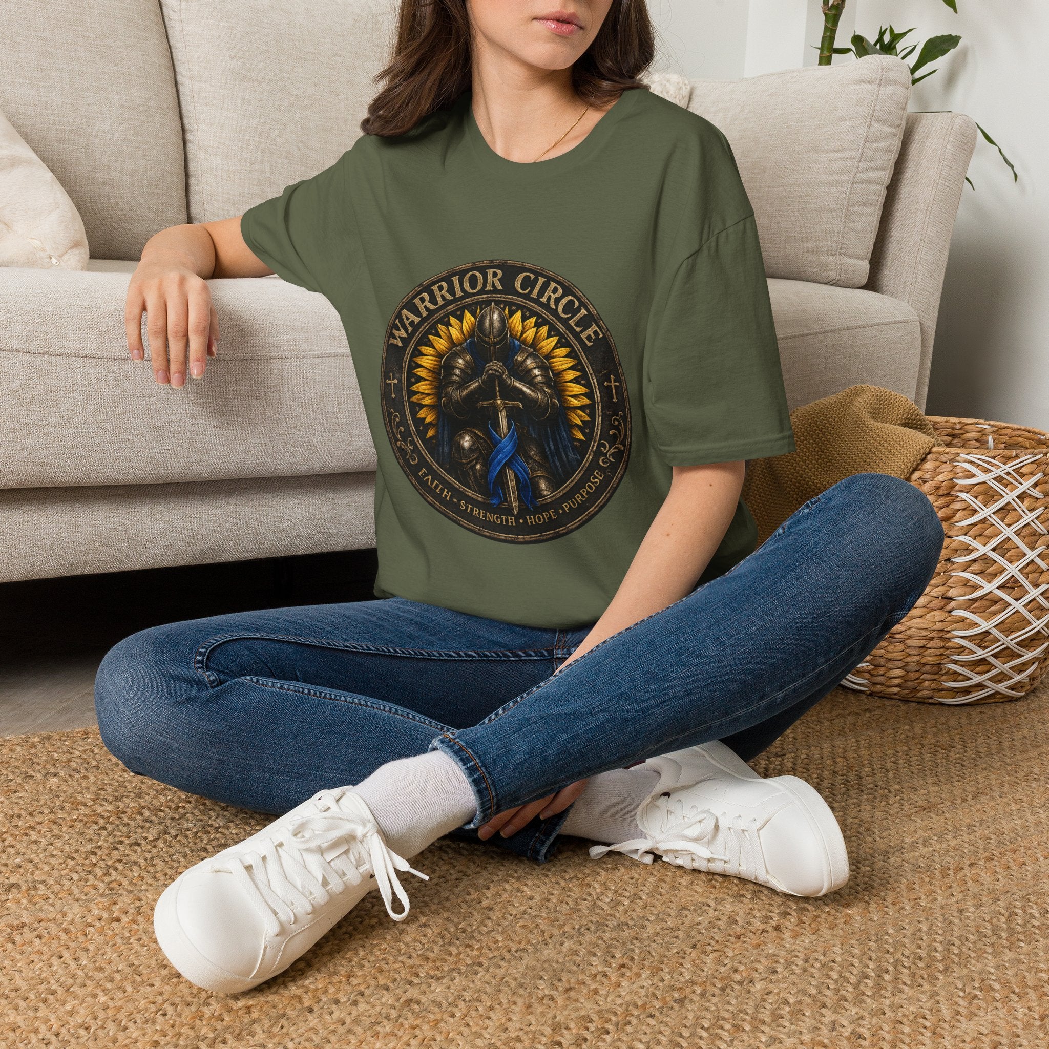 Warrior Circle T-Shirt — Sunflower Knight Graphic Tee