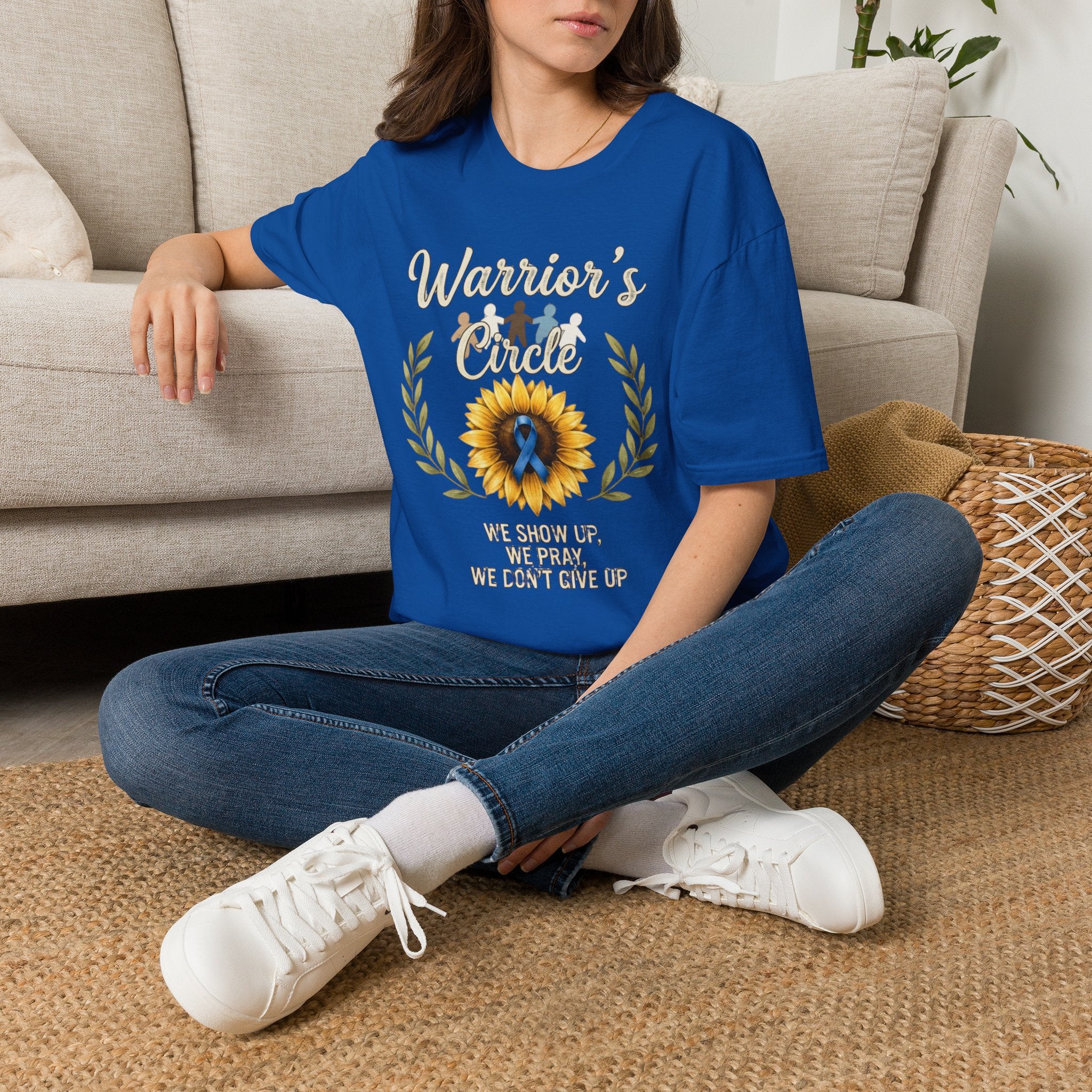 Warrior's Circle T-Shirt — Sunflower Support Tee For T1D