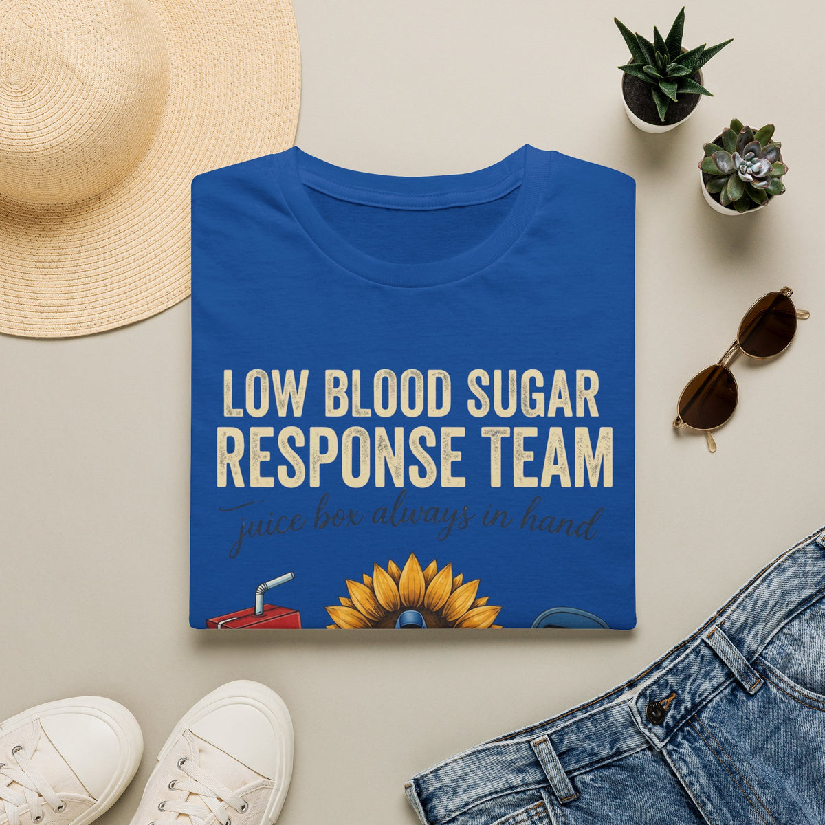 Low Blood Sugar Response Team T-Shirt — Faith/Diabetes Support