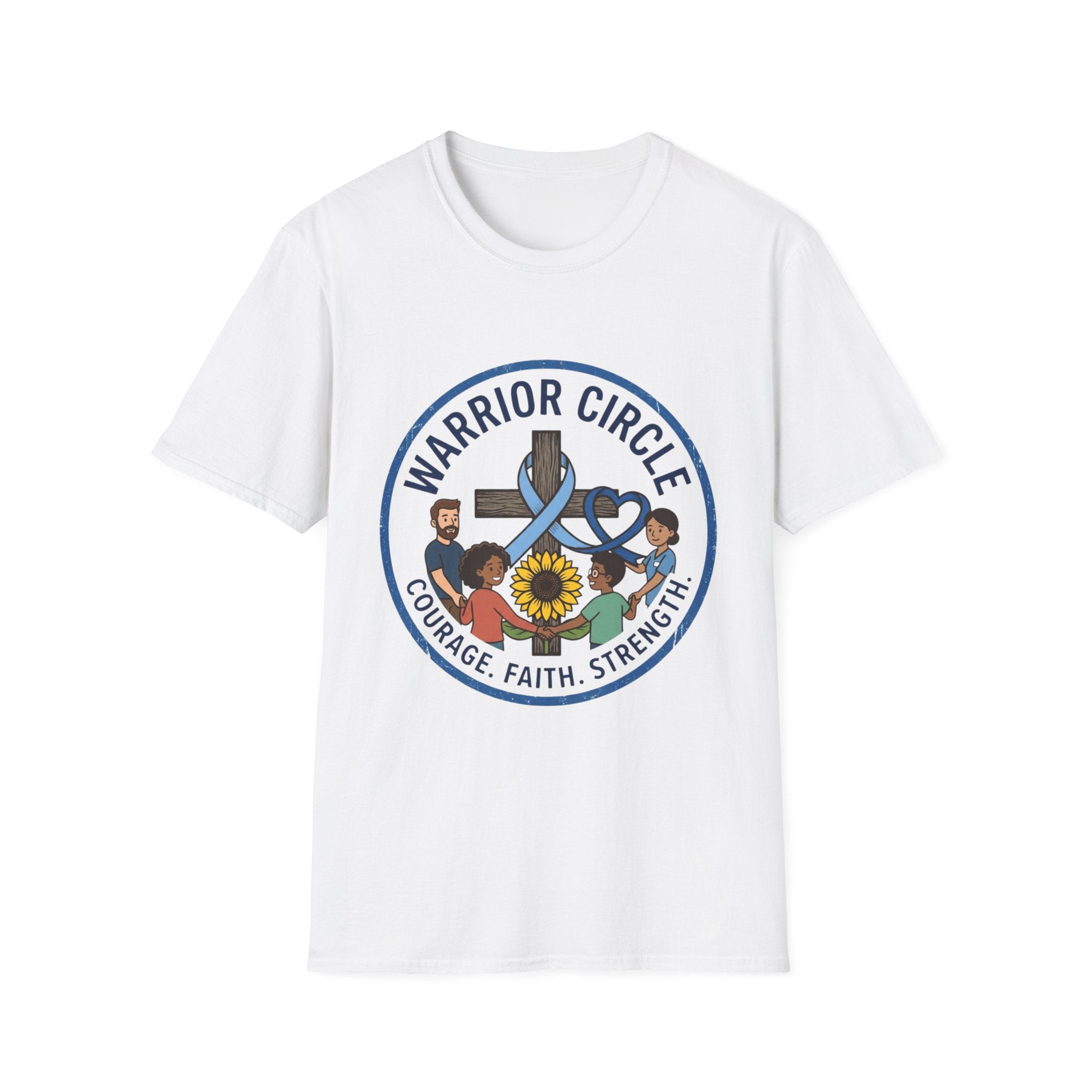Warrior Circle T-Shirt — Faith/Diabetes Support