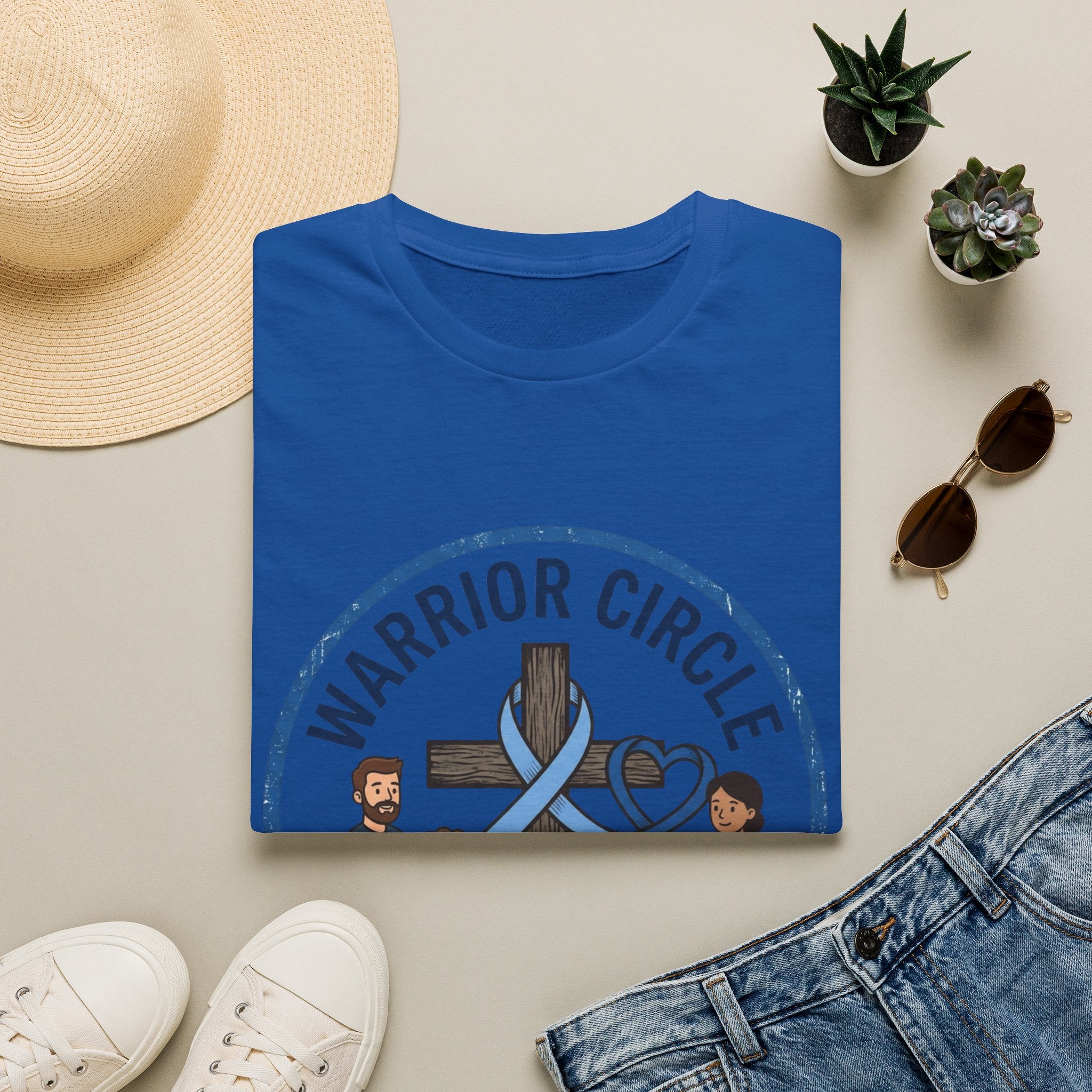 Warrior Circle T-Shirt — Faith/Diabetes Support