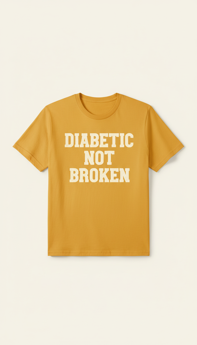Diabetic Not Broken Unisex Tee
